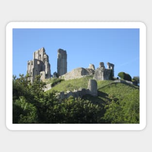 Corfe Castle (3), Dorset, England Sticker